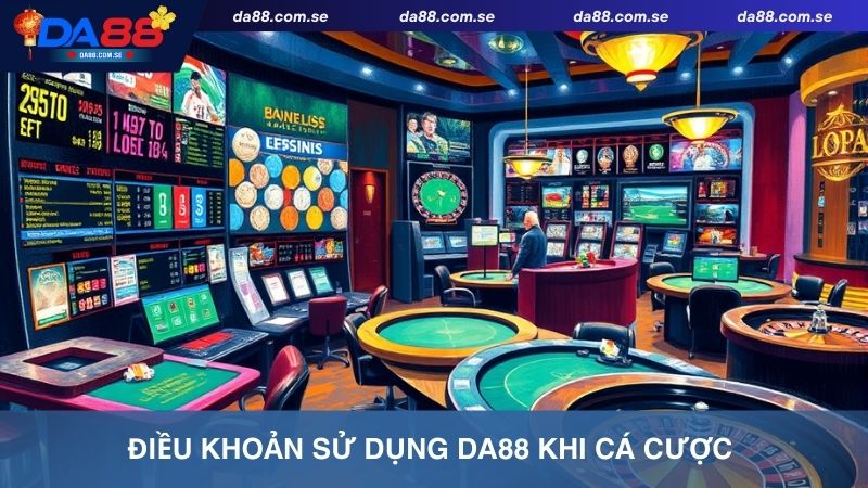 Tổng hợp điều khoản sử dụng DA88 khi cá cược và sử dụng dịch vụ
