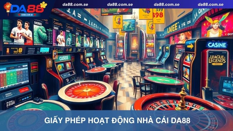 Giấy phép hoạt động Da88