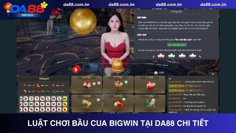 Luật chơi bầu cua Bigwin Tại Da88 chi tiết cho người chơi mới