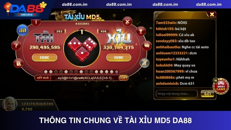 Những thông tin chung về tài xỉu MD5 Da88 hiện nay